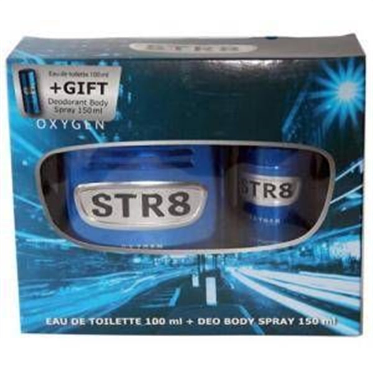 Str8 Set Edt 100 Ml + Deodorant 150 Ml Oxygen