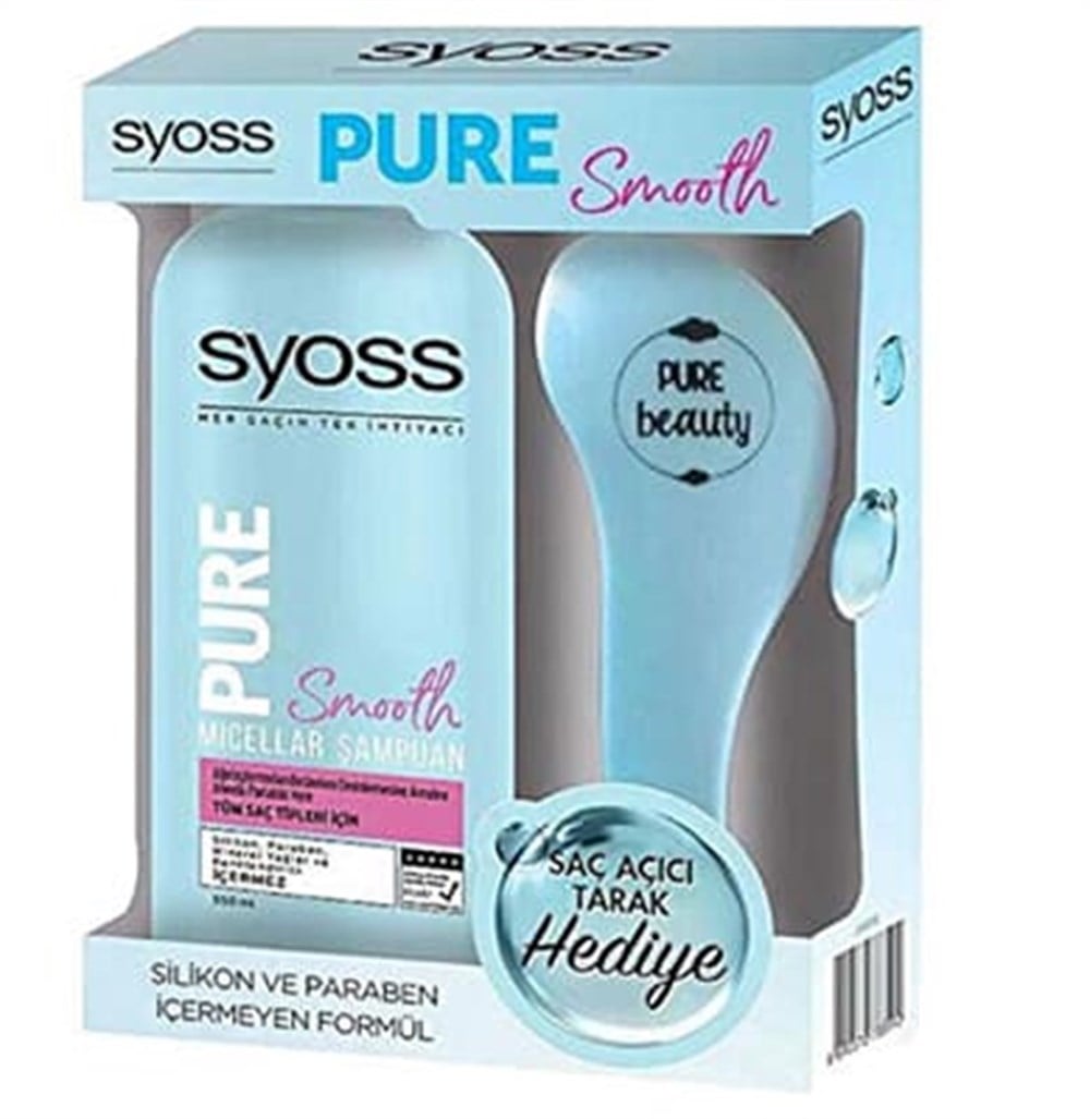 Syoss Kofre Şampuan Micellar + Tarak Hediye 550 Ml