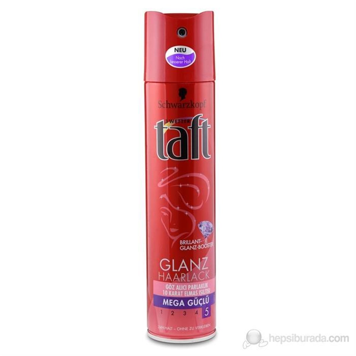 TAFT SAC SPREYI 250 ML SHINE KIRMIZI