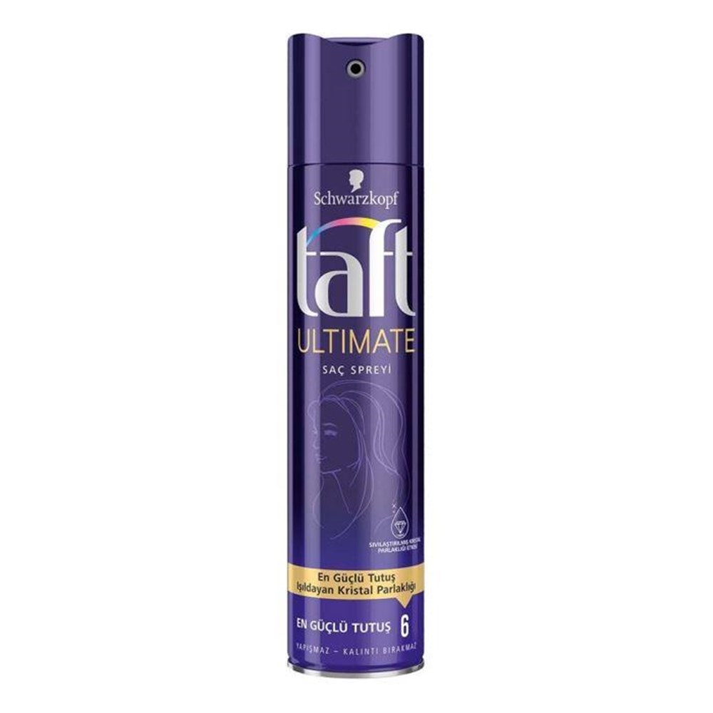 Taft Ultimate 6 Saç Şekillendirici Sprey 250 Ml