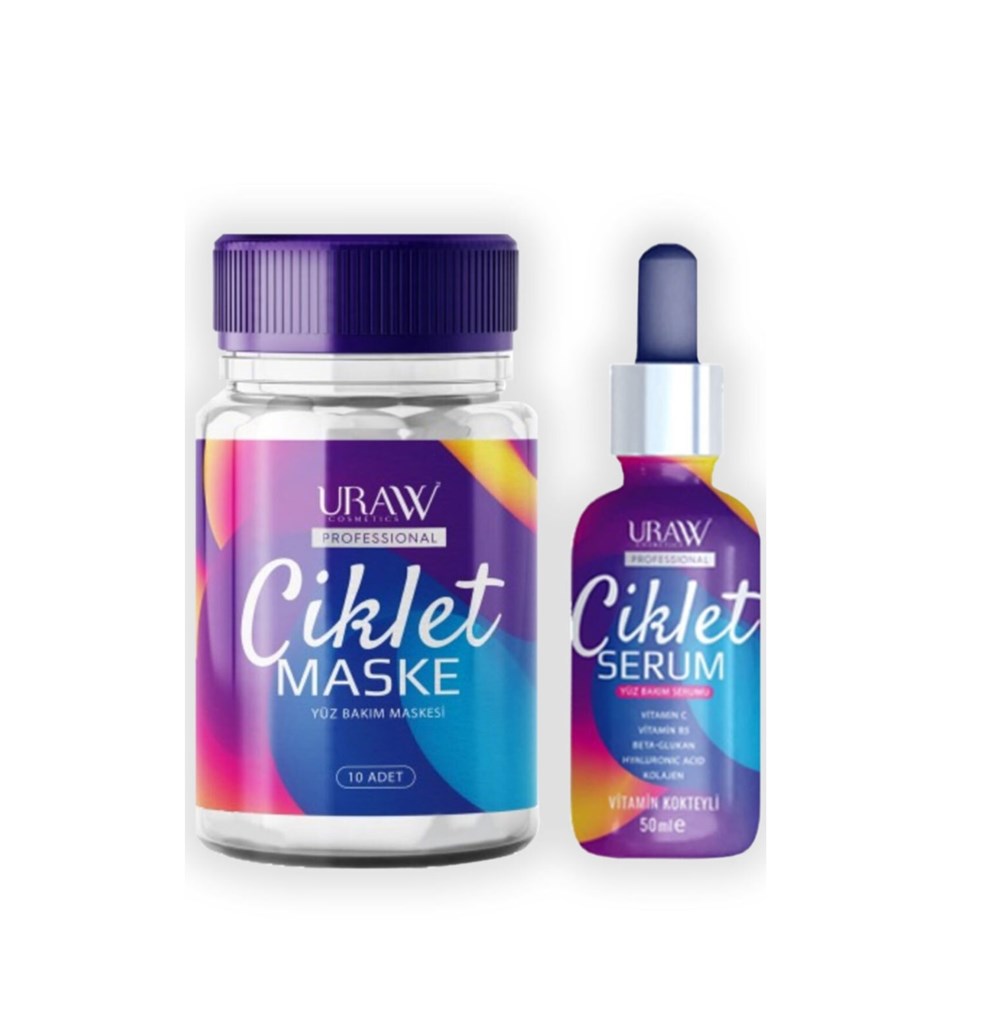 Uraw Ciklet Yüz Bakım Maskesi + Ciklet Serum 50 Ml