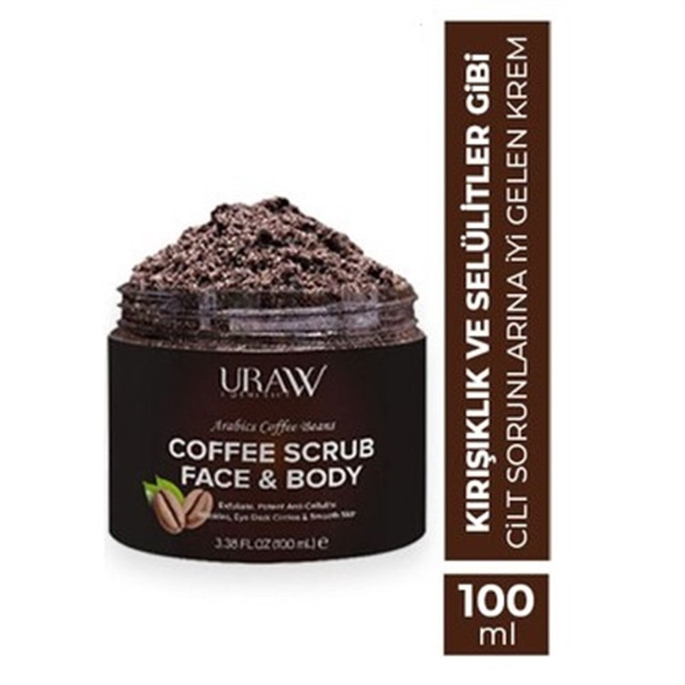 Uraw Coffee Scrub Face & Body Sugar Krem 100 Ml
