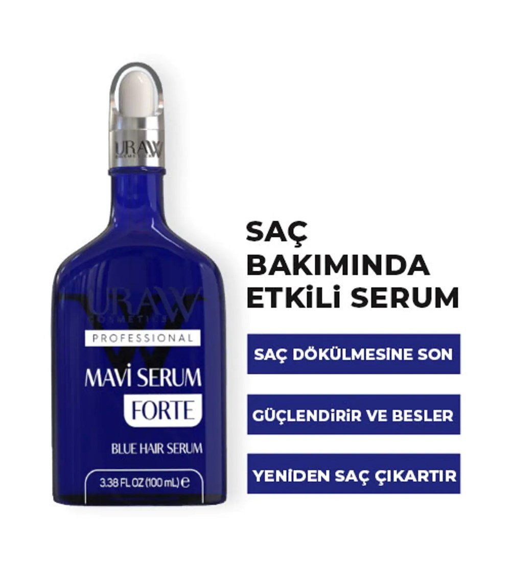 Uraw Mavi Saç Serumu 100 Ml