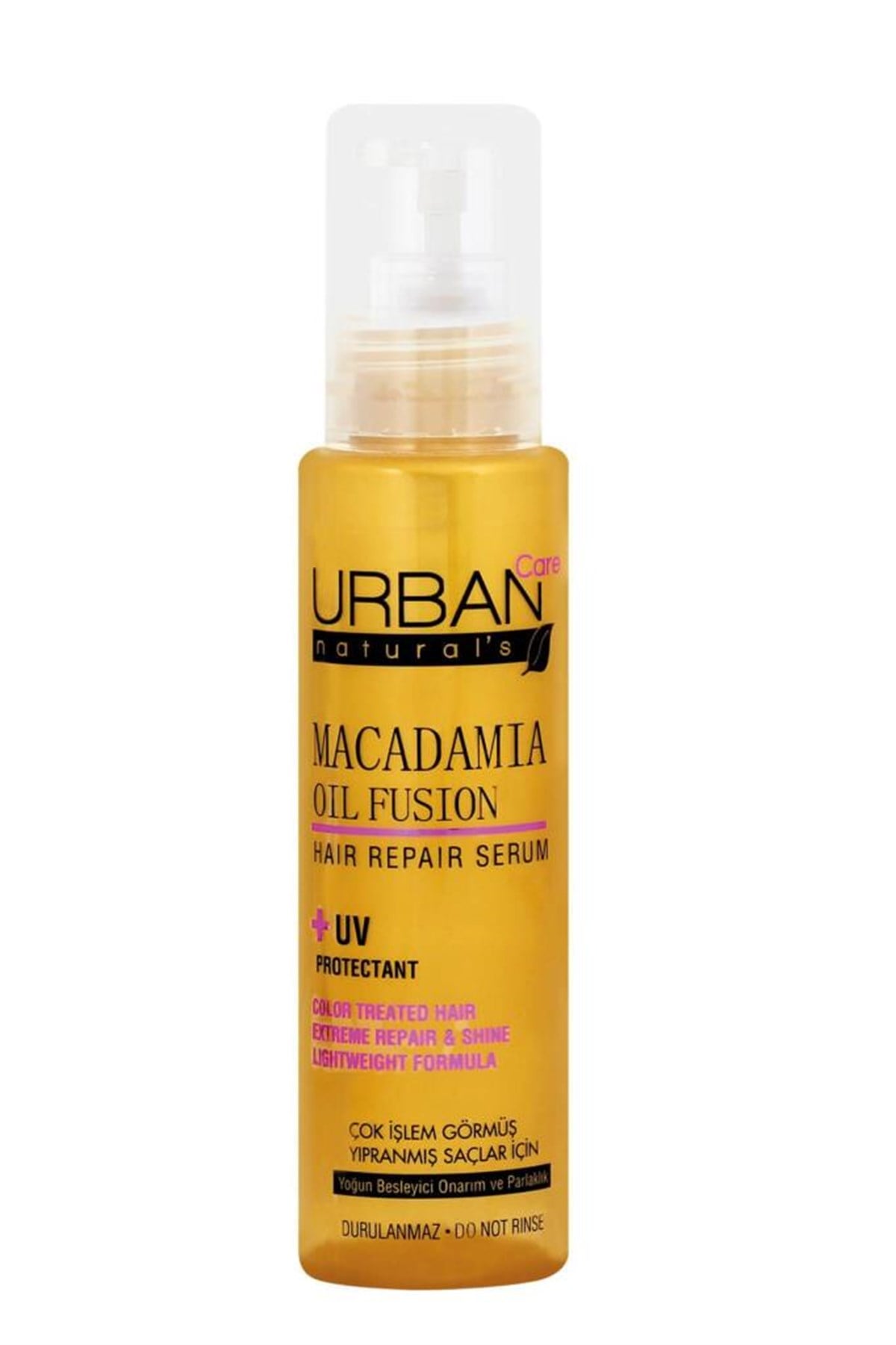 Urban Care Macadamia Yağı ve Keratin içeren Onarım ve Parlaklık veren Saç Bakım Serumu 100 Ml