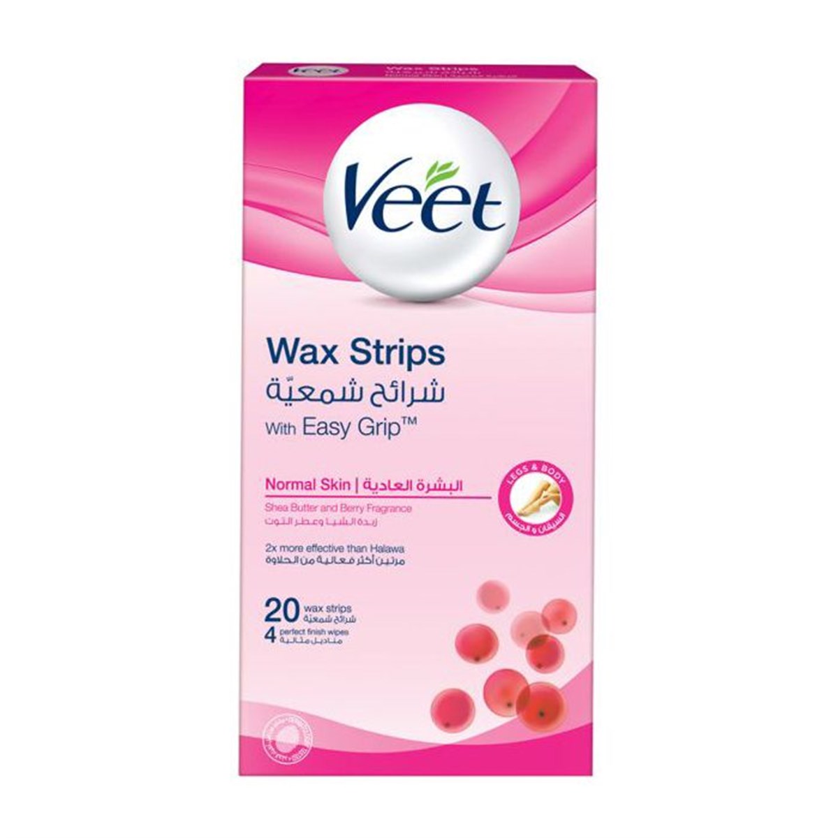 Veet Normal Ciltler İçin Ağda Bandı 20'li