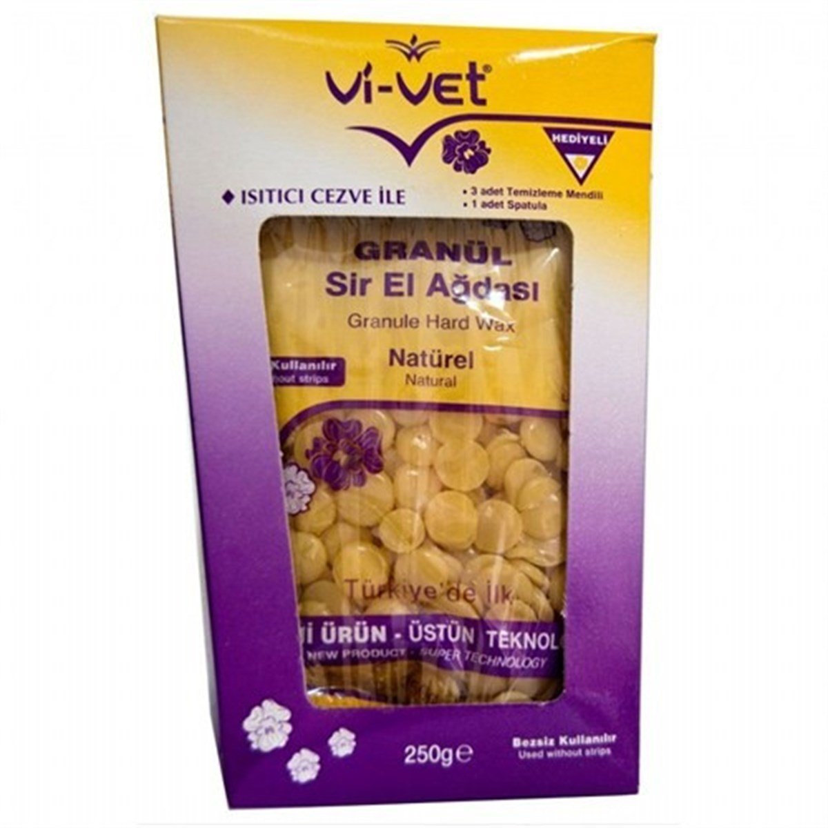 Vi-Vet Granül Sir Ağda Set Naturel 250 Ml