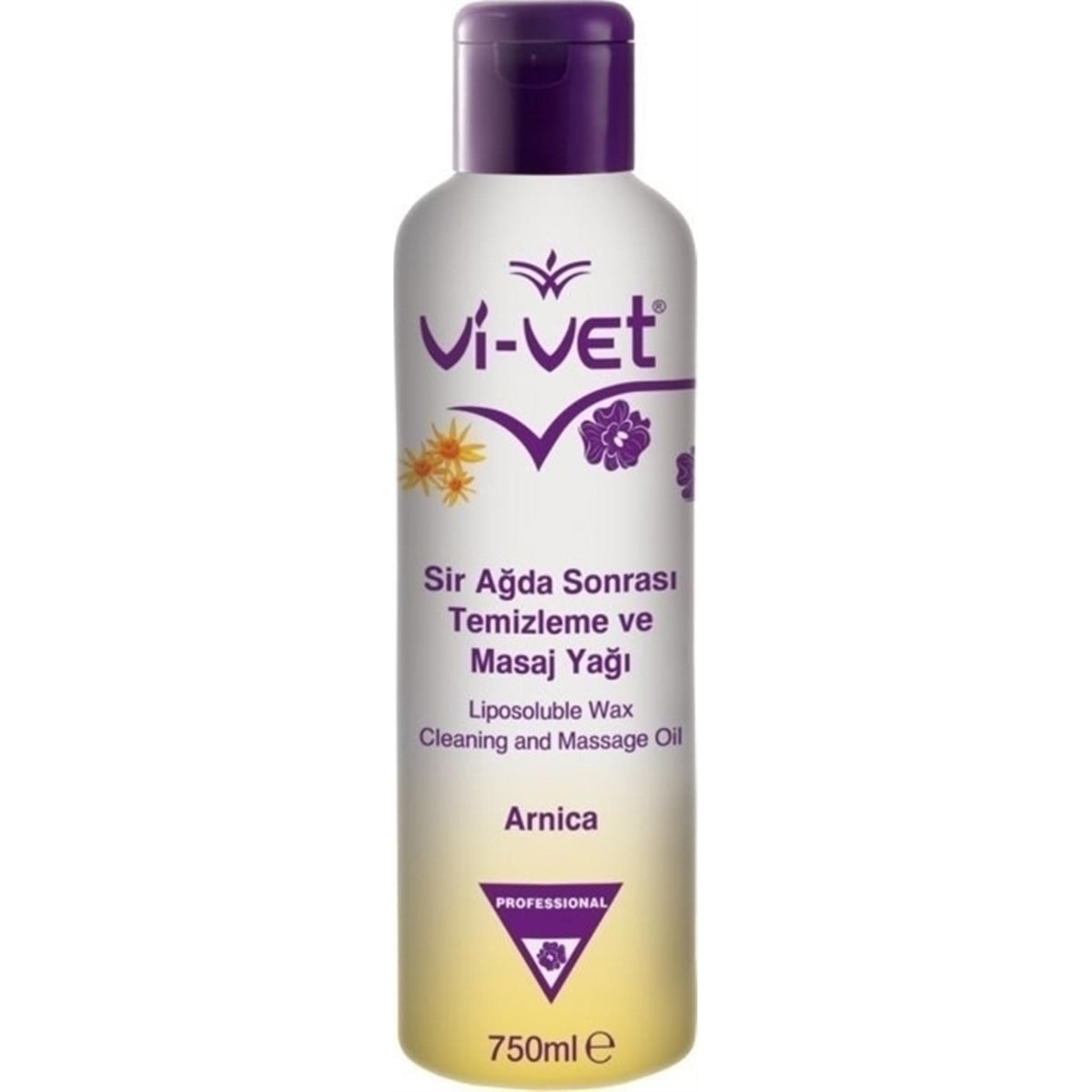 Vi-Vet Sir Ağda Sonrası Temizleme Ve Masaj Yağı Arnica 750 Ml