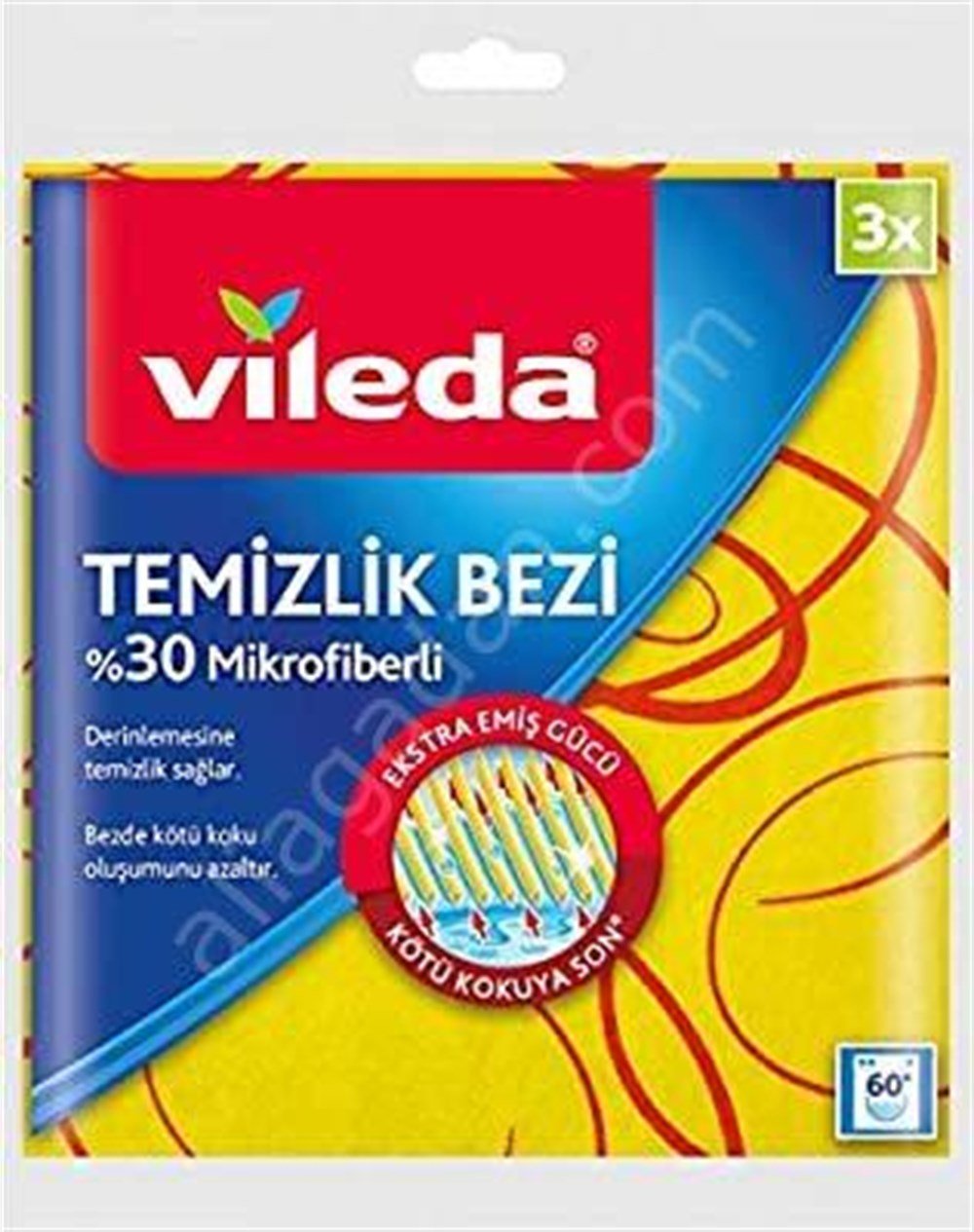 Vileda Temizlik Bezi 3'lü Mikrofiber
