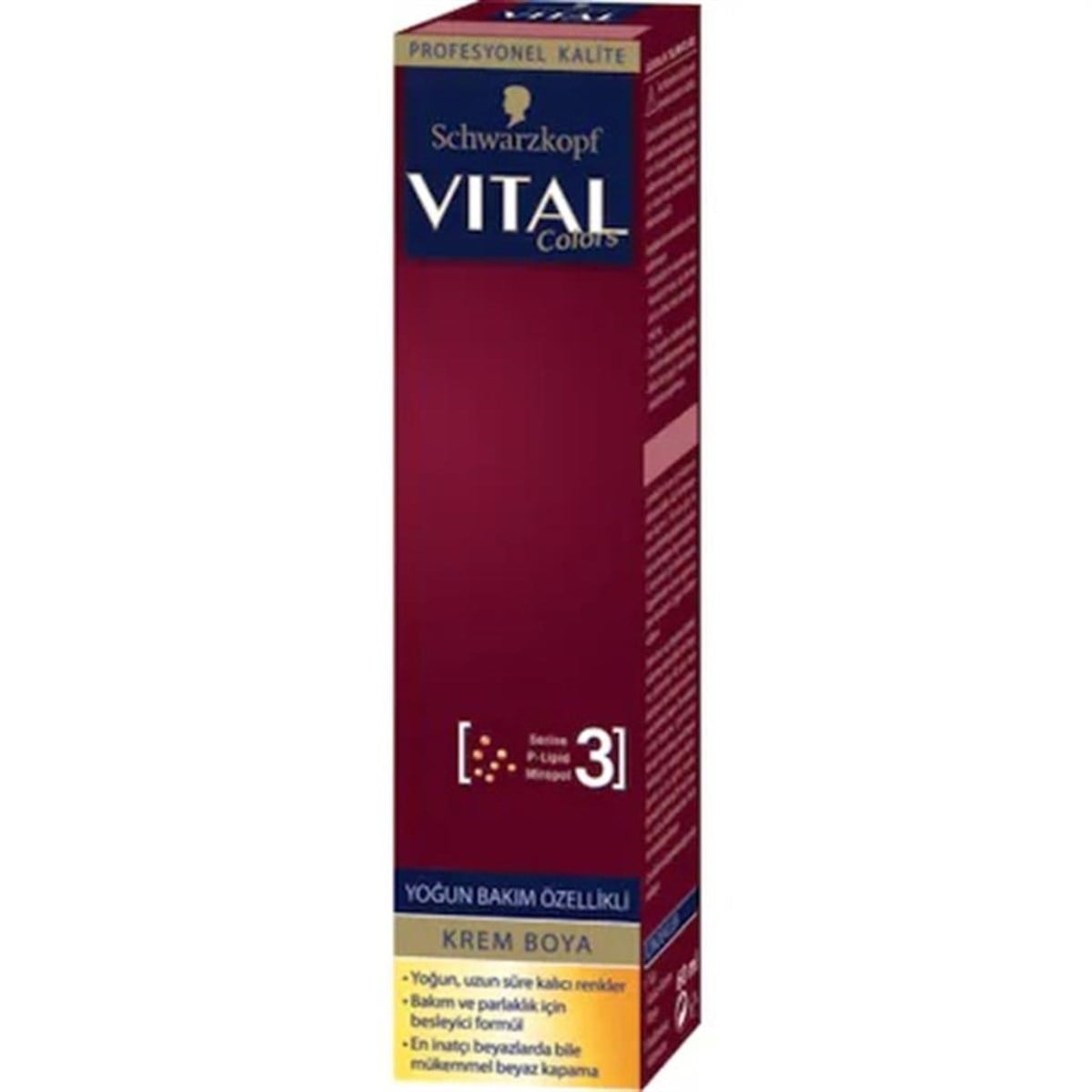 Vital Colors Tüp Krem Boya 7-554 Altın Karamel 60 ML
