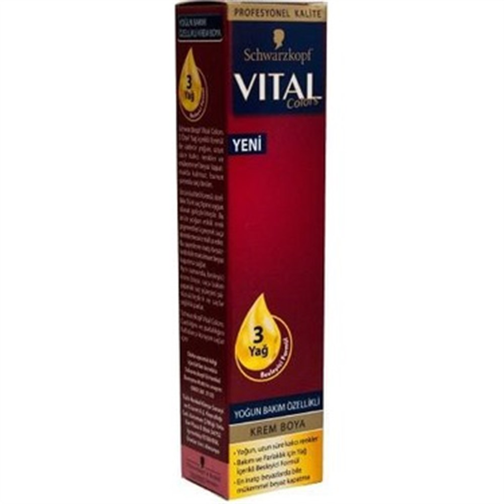 Vital Colors Tüp Saç Boyası 7-55 Karamel