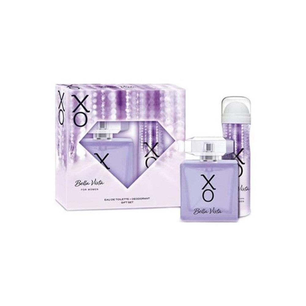 Xo Bella Vista EDT 100 Ml Kadın Parfüm +125 Ml Deodorant Set