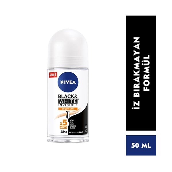 Nivea Roll-on 50 Ml Black & White Ultimate Impact Kadın 