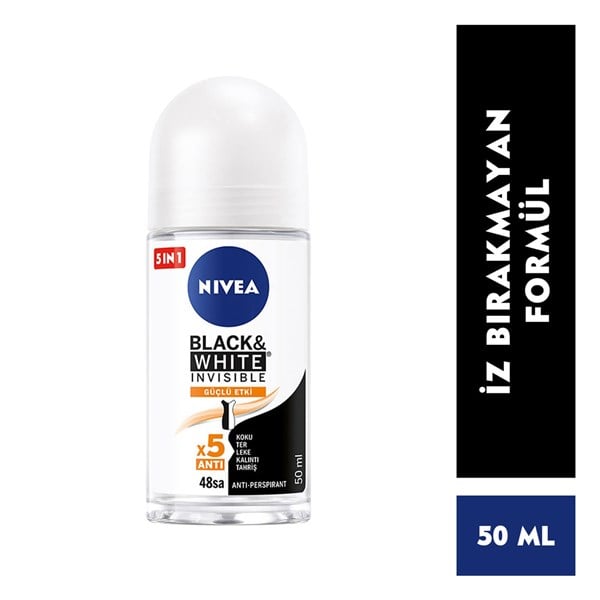 Nivea Roll-On Men Black&White İnvisible Güçlü Etkili 50 Ml