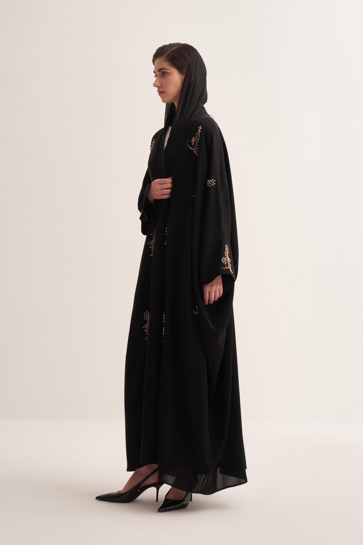 BAHAR ABAYA & SCARF BLACK