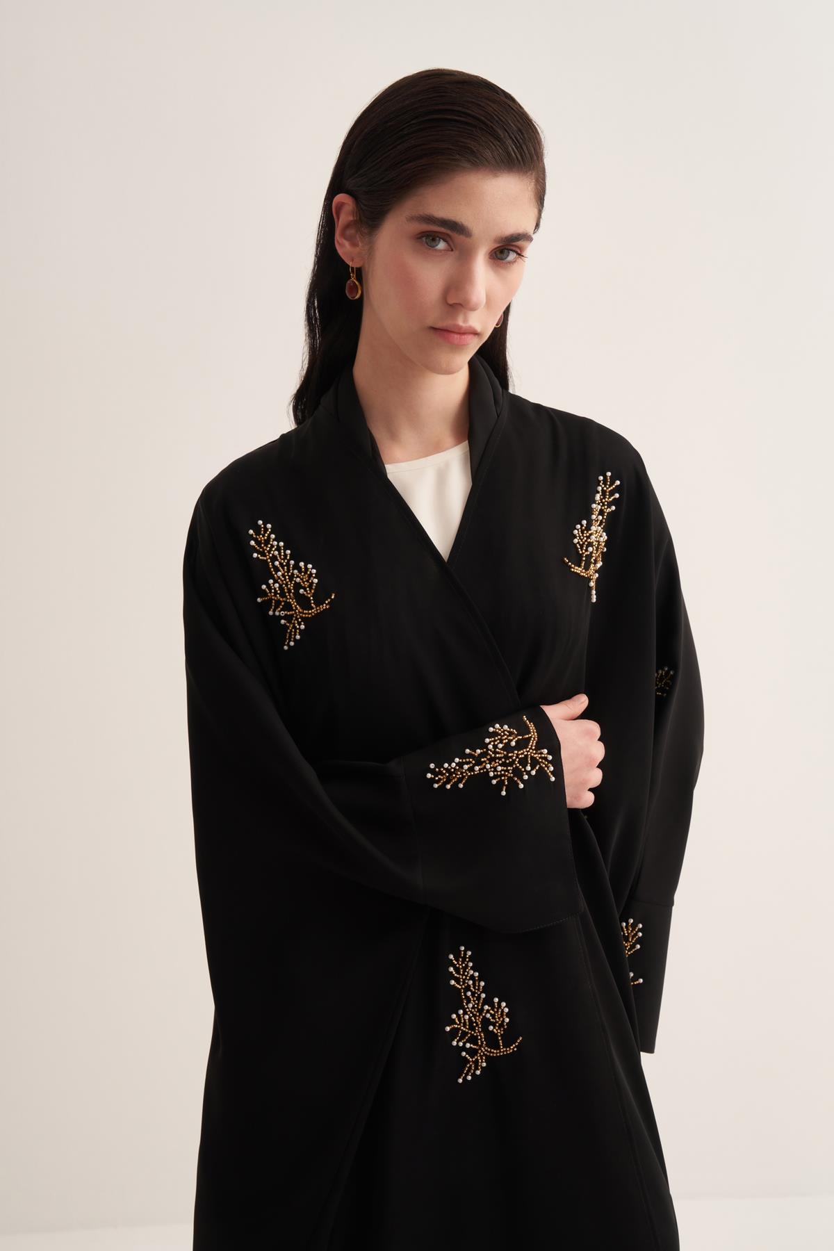 BAHAR ABAYA & SCARF BLACK