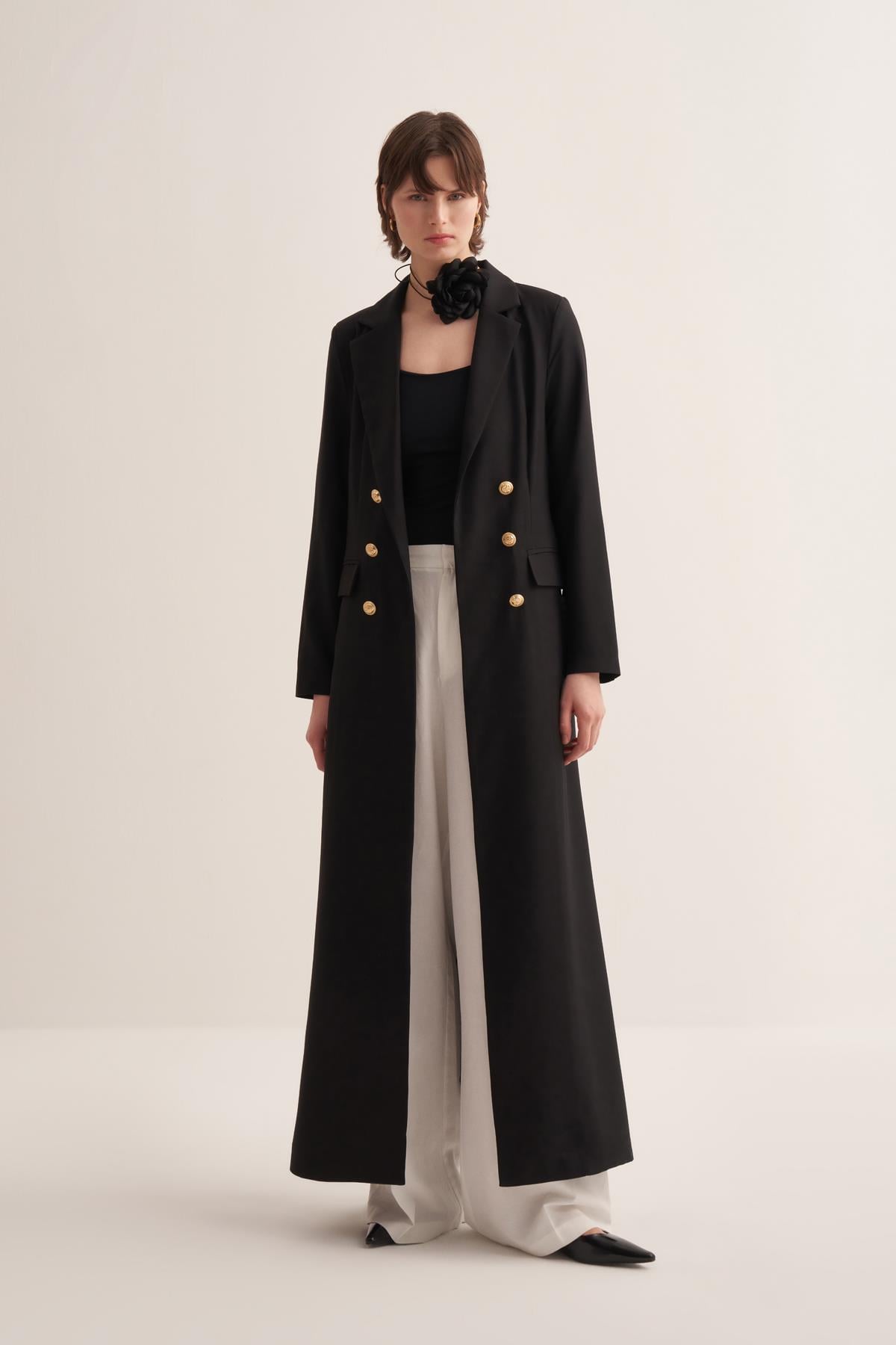 BLAZER ABAYA BLACK