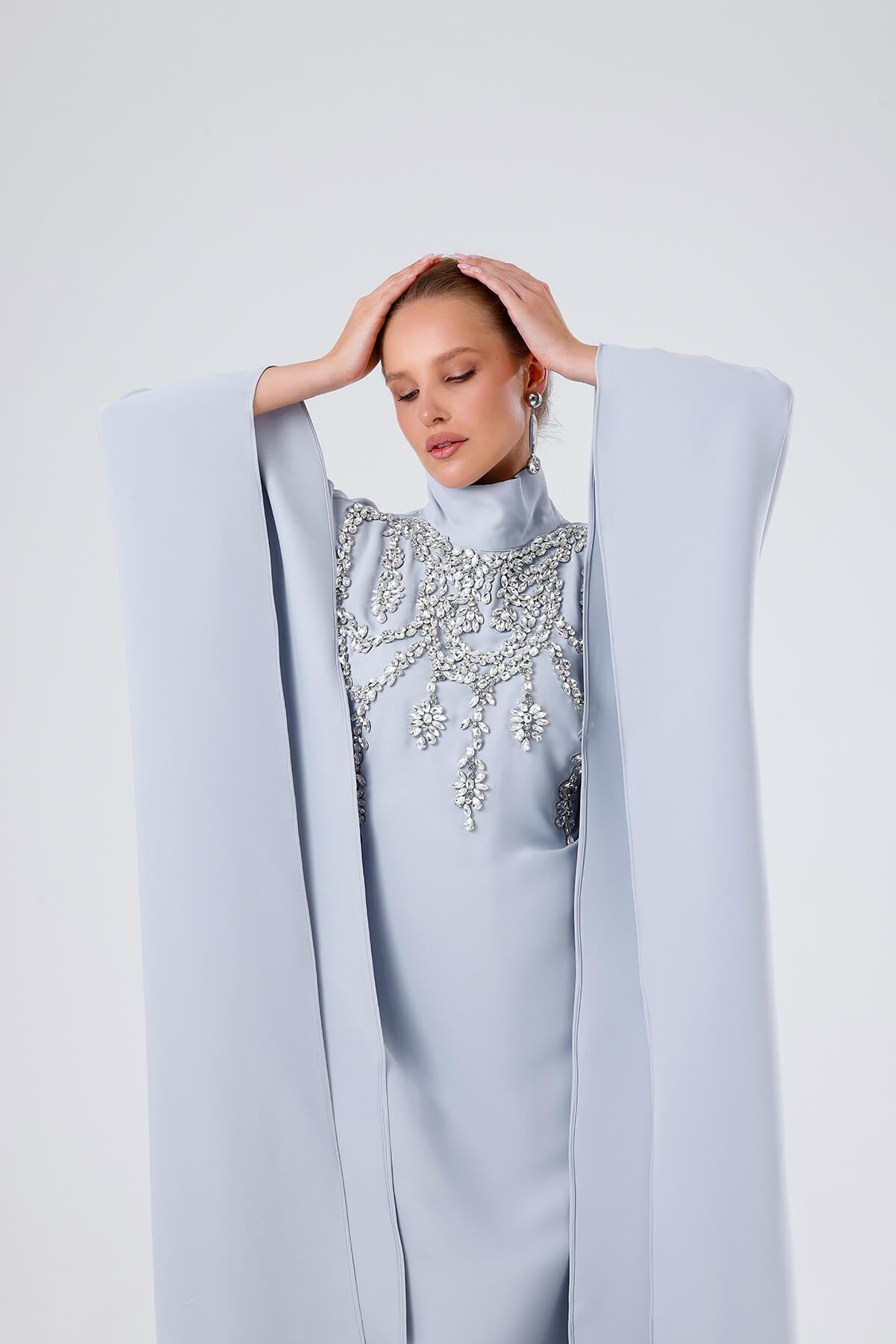 DIAMOND KAFTAN-GRAY