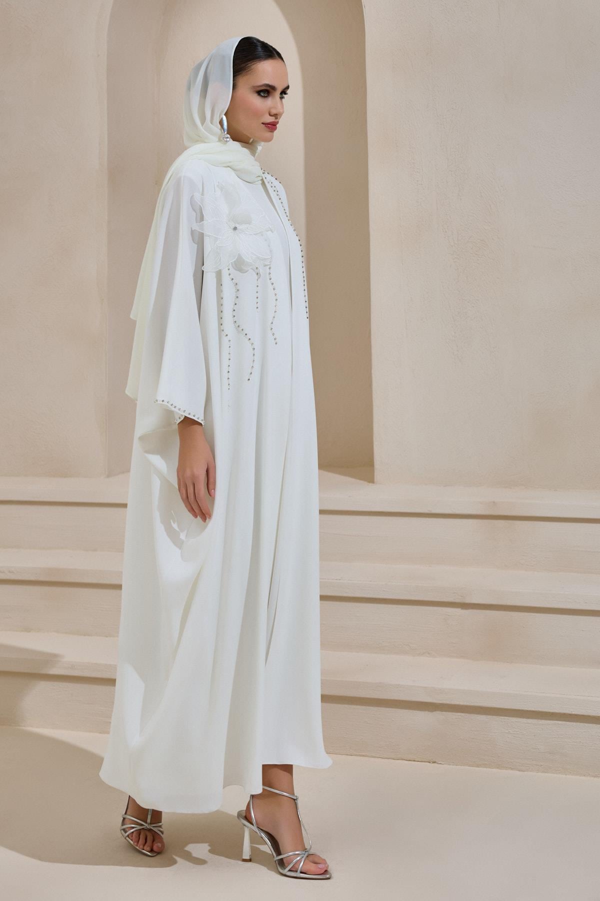 ELANA ABAYA WHITE