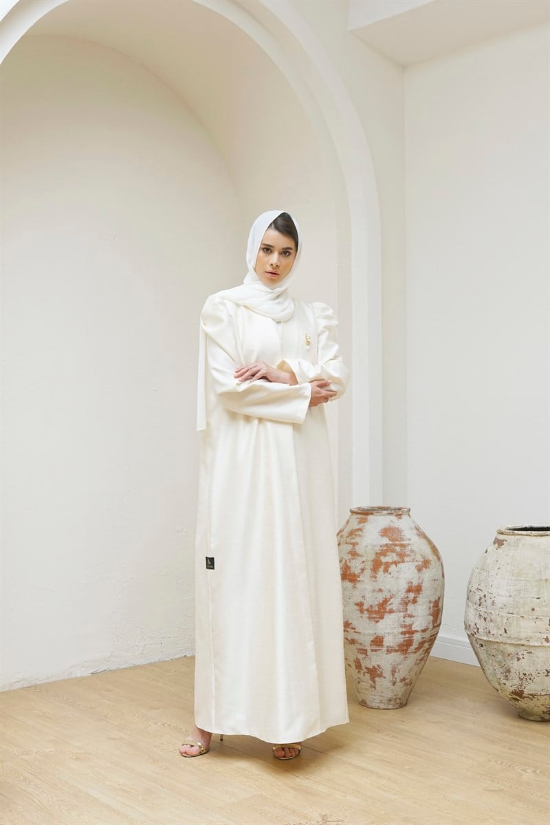 ELEGANT ABAYA - EKRU