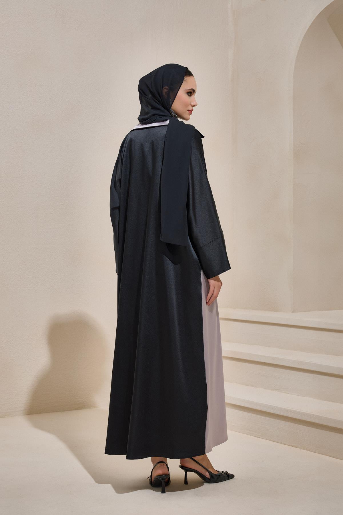 ELEGANT ABAYA BLACK-MINK