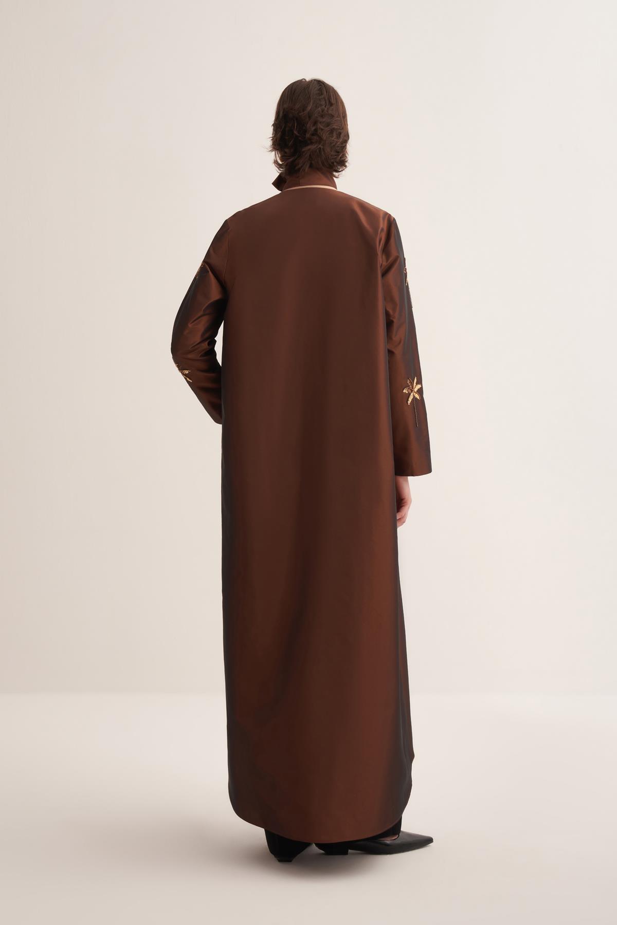GLAMOR ABAYA BROWN