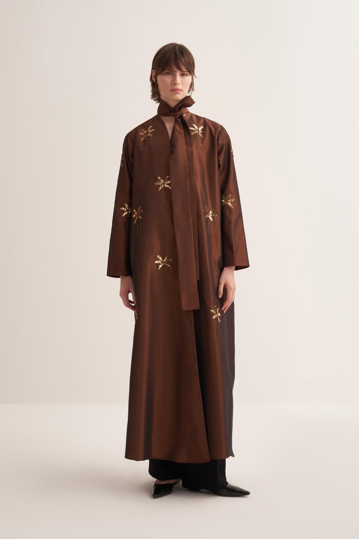 GLAMOR ABAYA BROWN