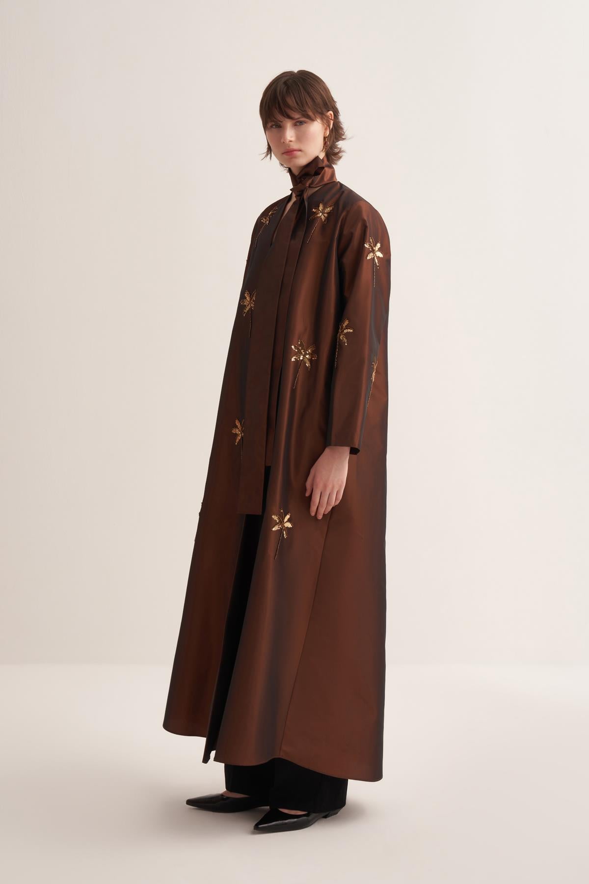 GLAMOR ABAYA BROWN