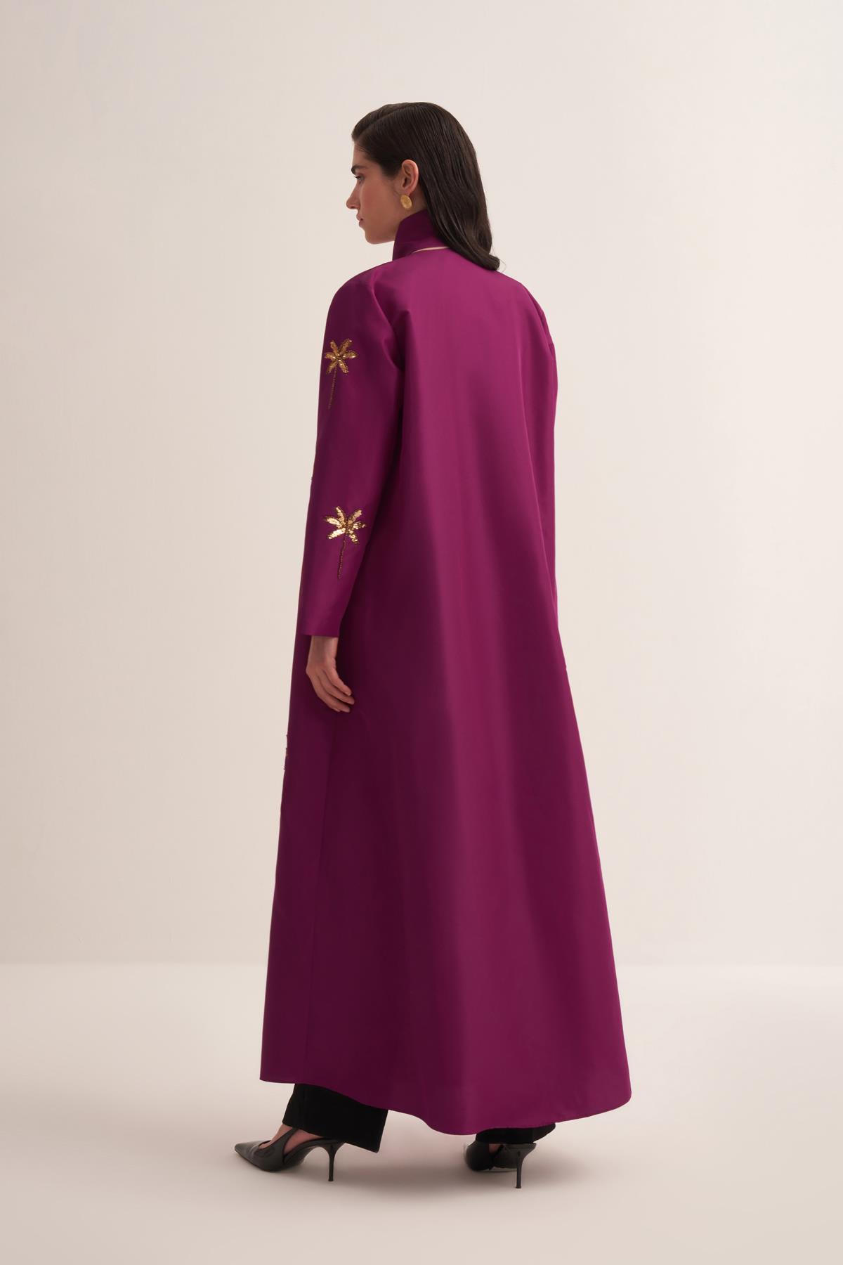 GLAMOR ABAYA CHERRY COLOR