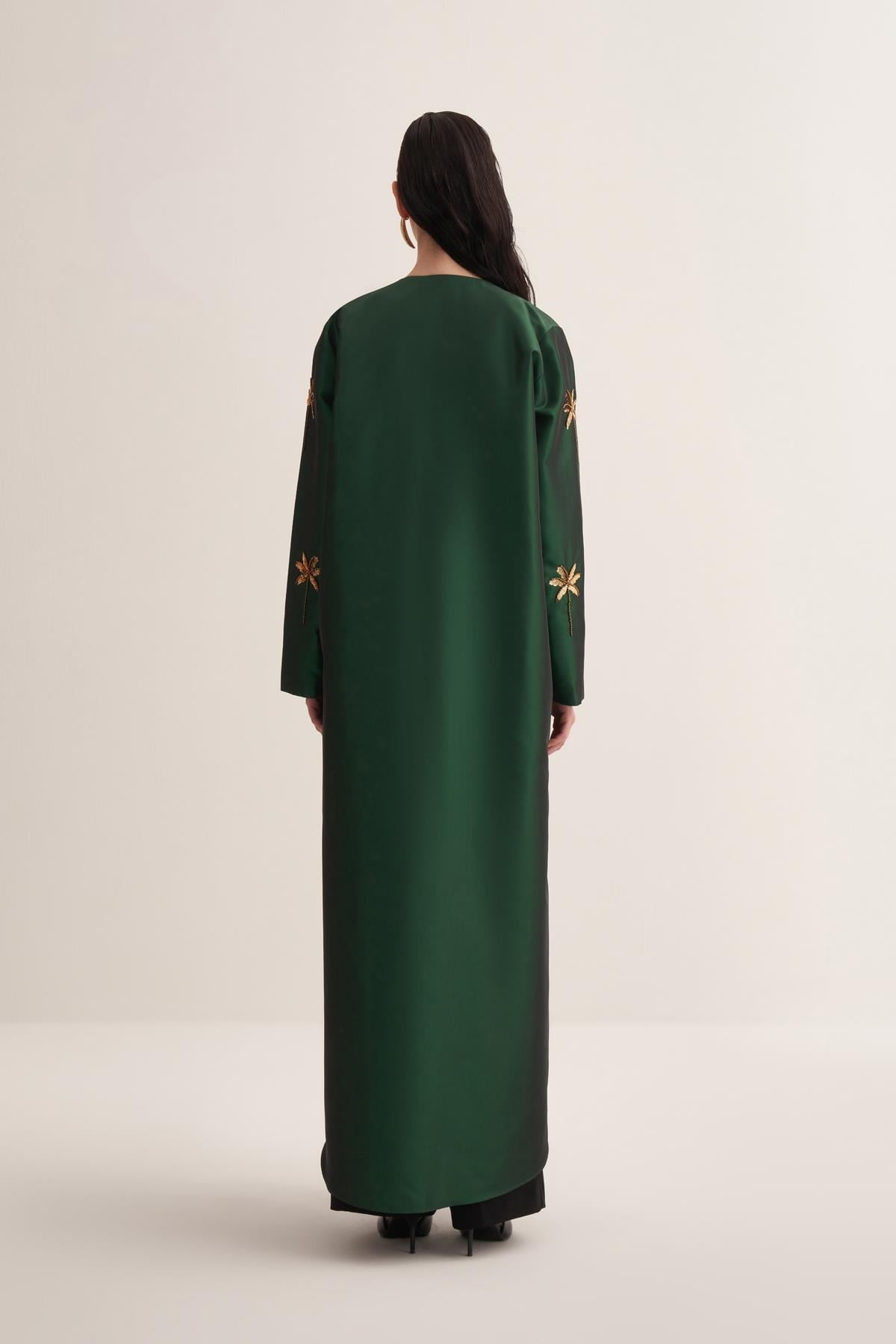 GLAMOR ABAYA EMERALD GREEN