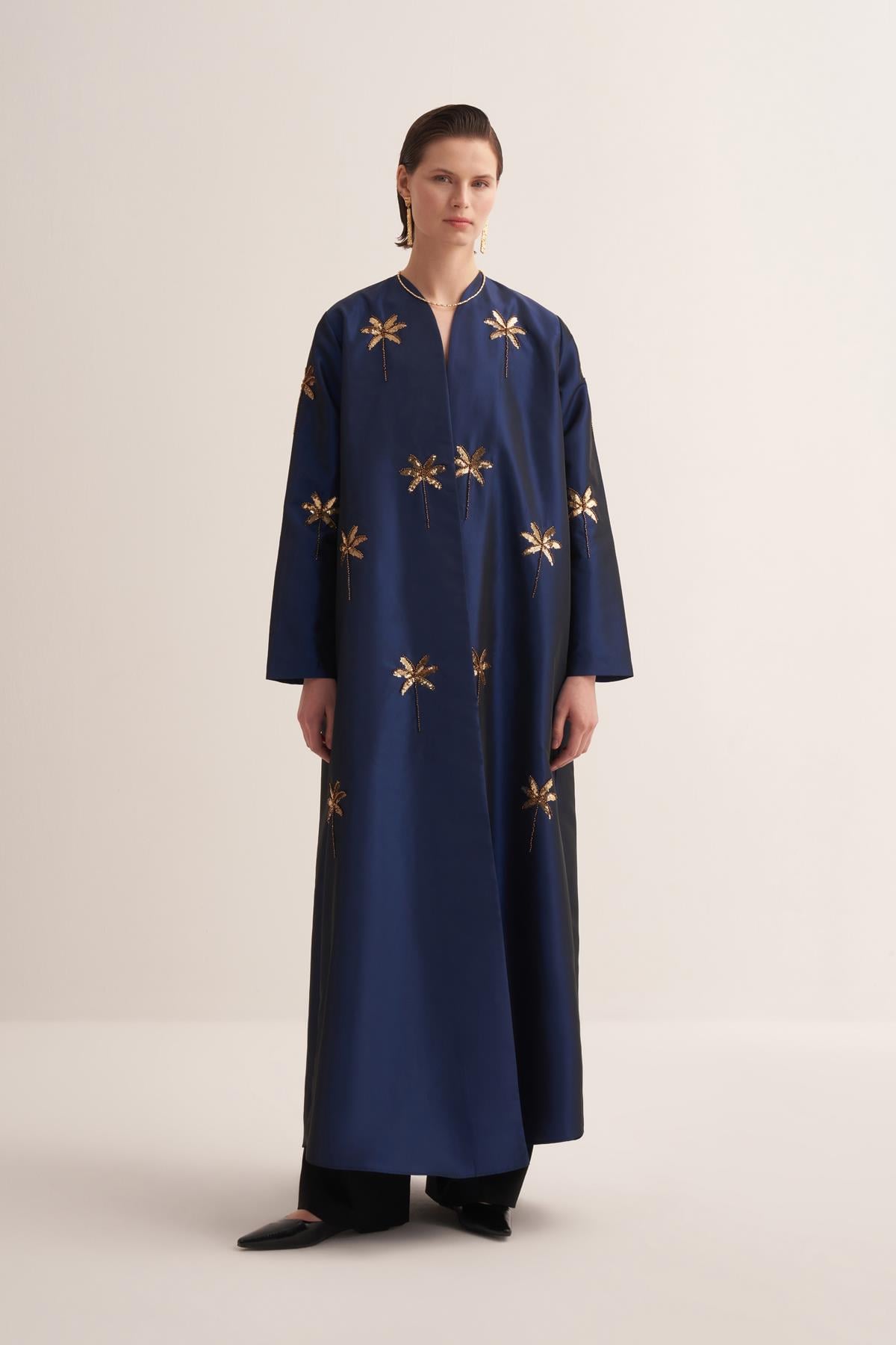 GLAMOR ABAYA NAVY BLUE