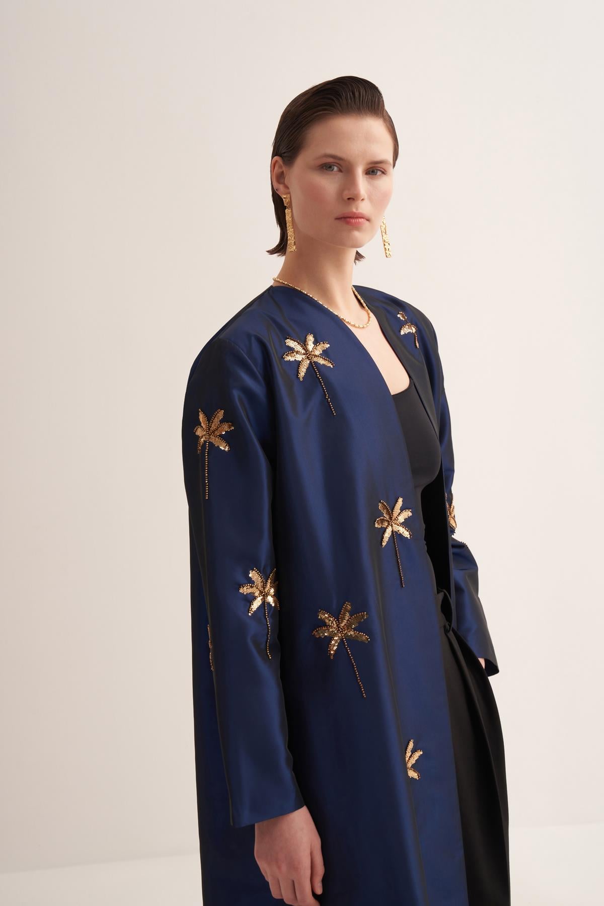 GLAMOR ABAYA NAVY BLUE