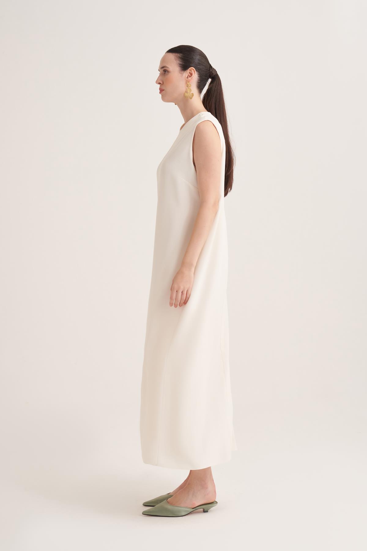 LINA DRESS-CREAM