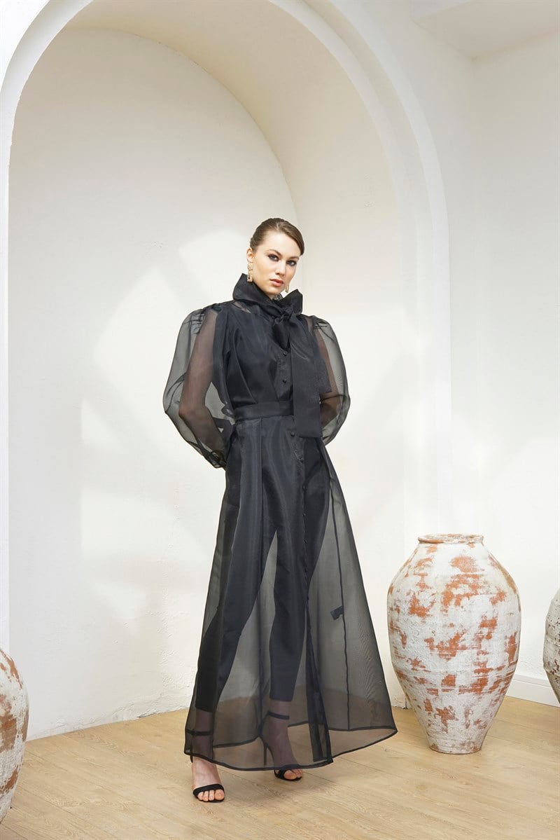 ORGANZE DRESS ABAYA