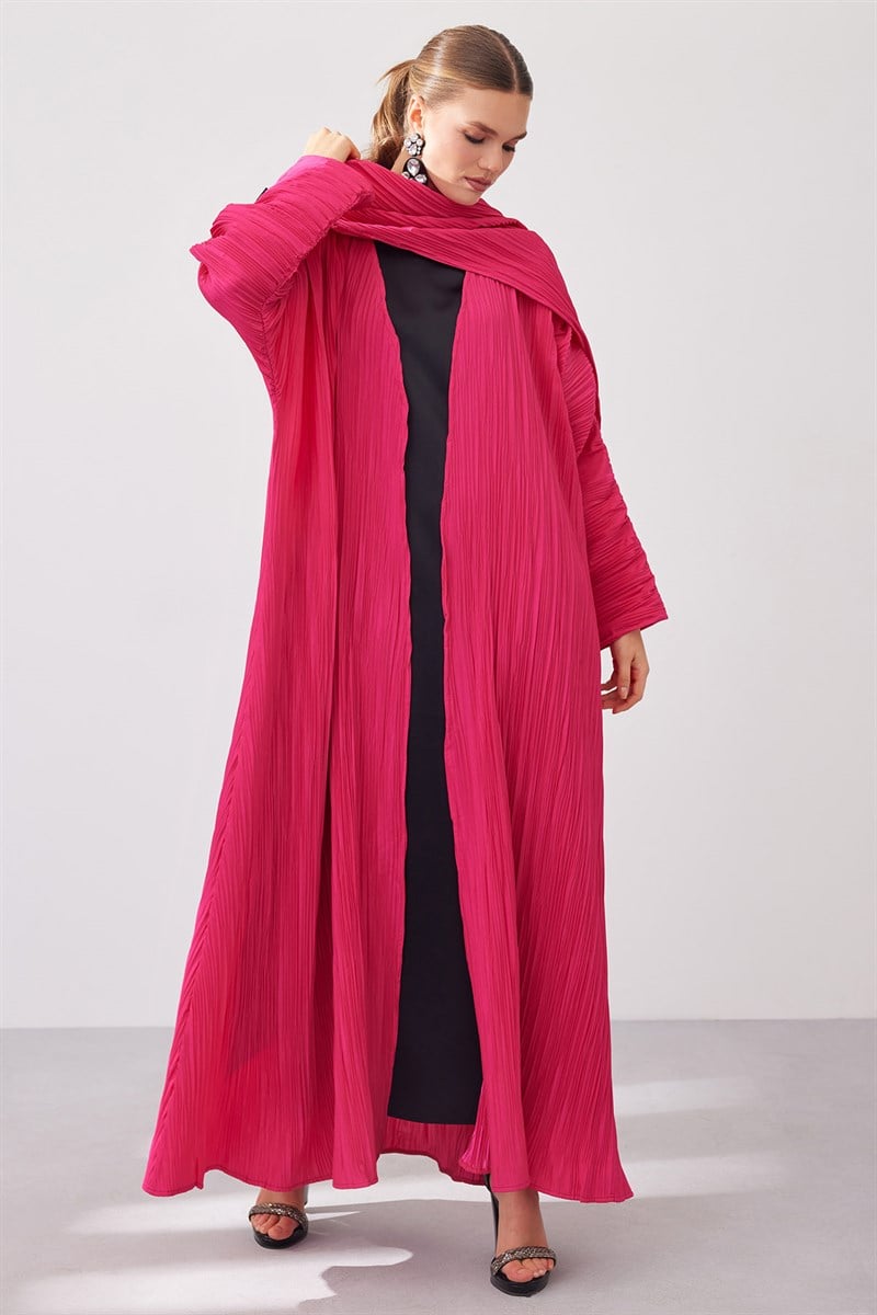 PİLİSE ABAYA-CREAM