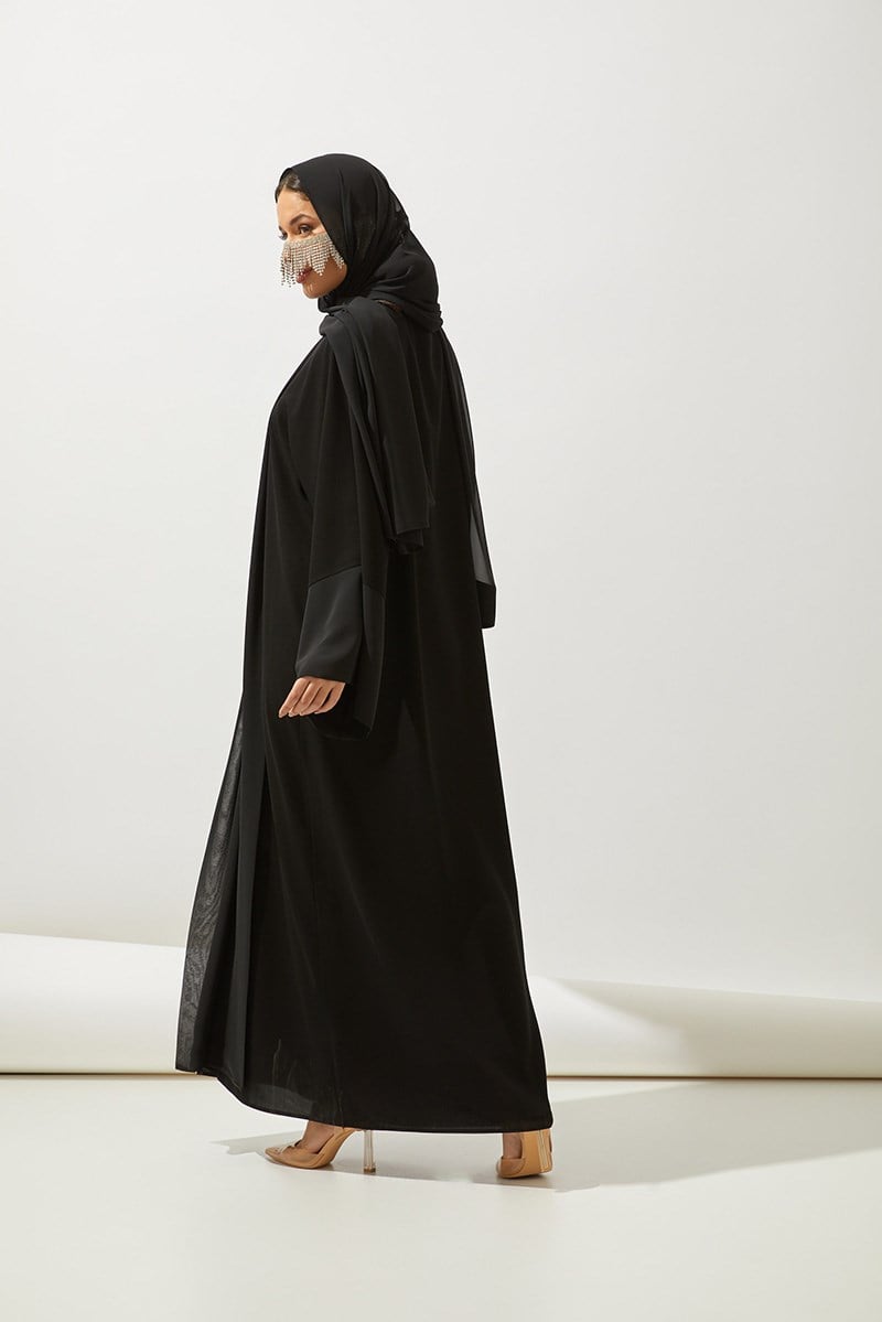 SAHRA ABAYA SET-BLACK
