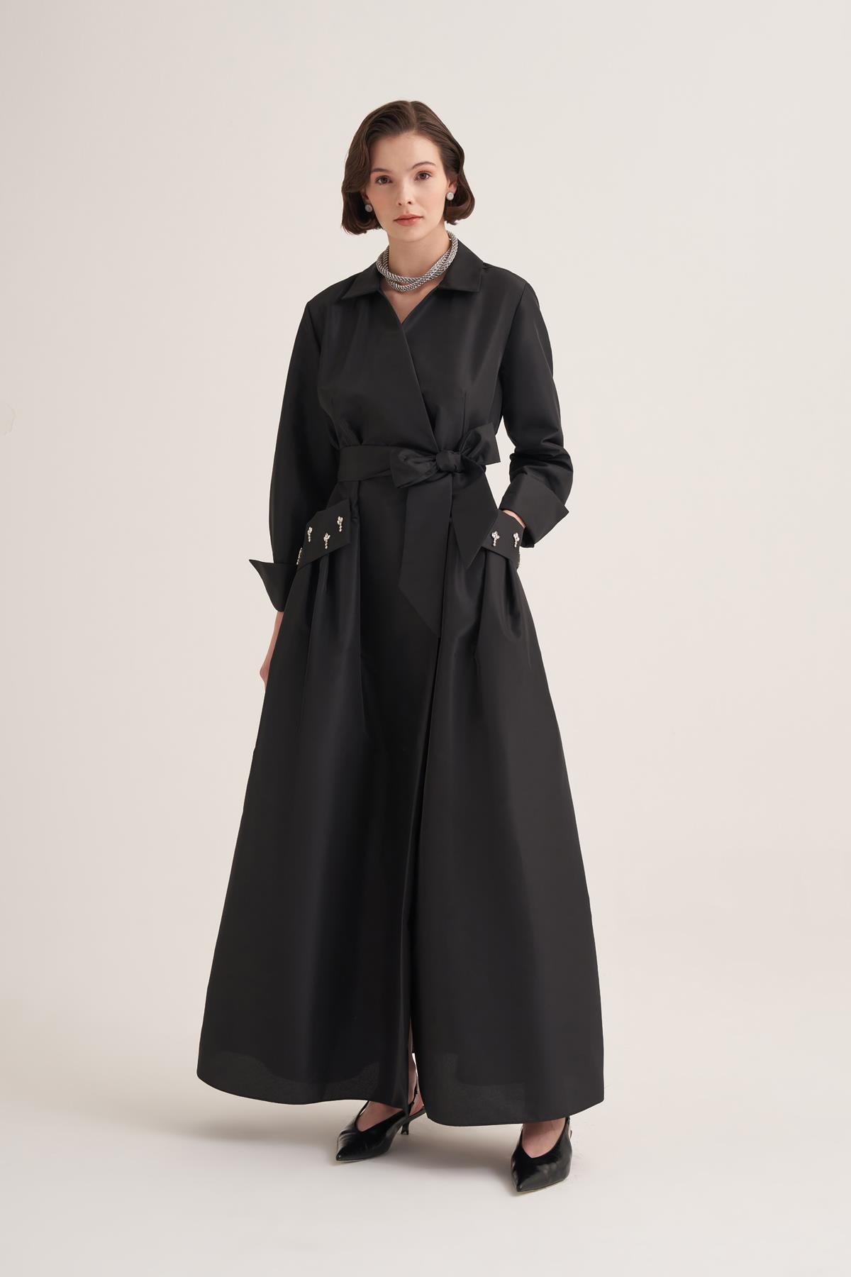 SAMRA ABAYA-BLACK