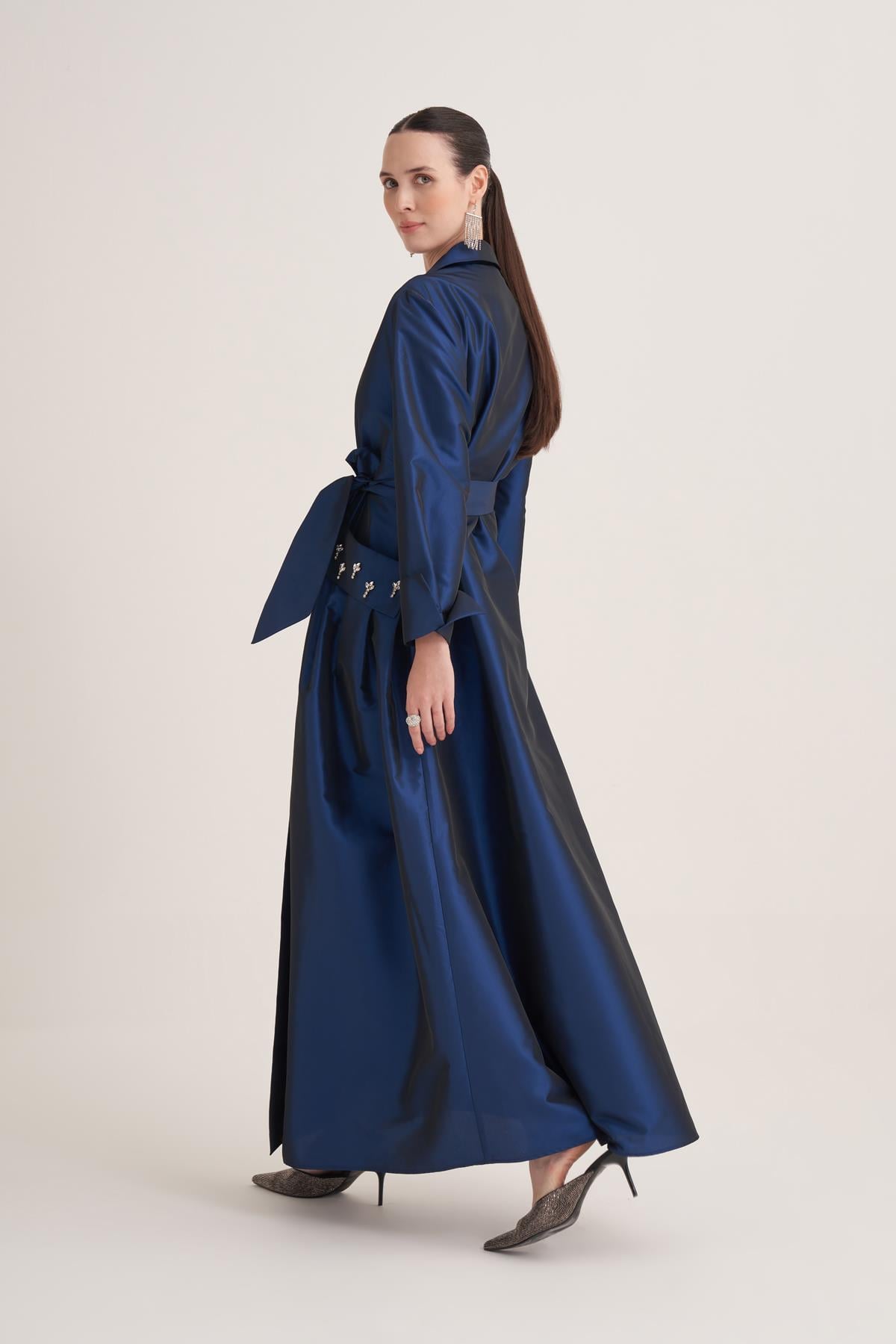 SAMRA ABAYA-BLUE