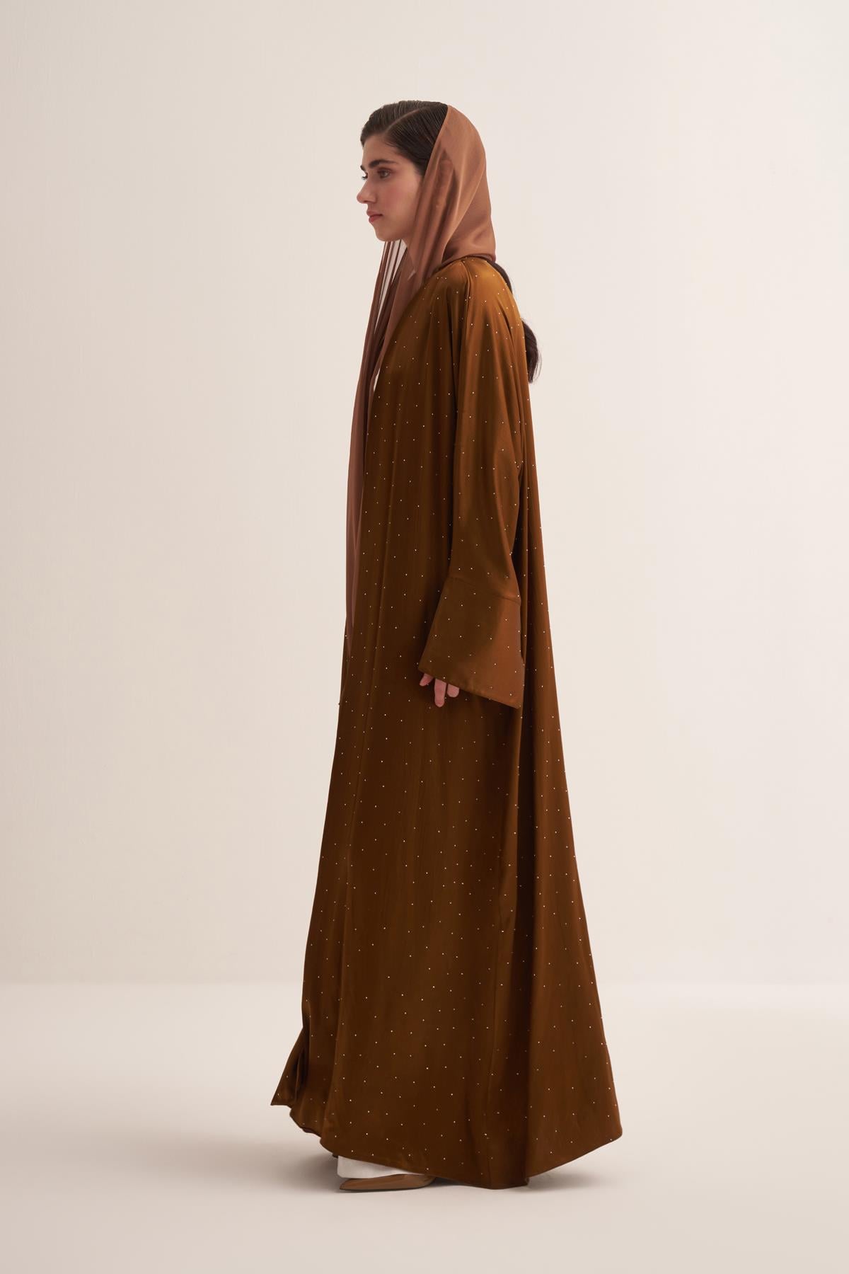 STYLISH ABAYA GOLDEN COLOR