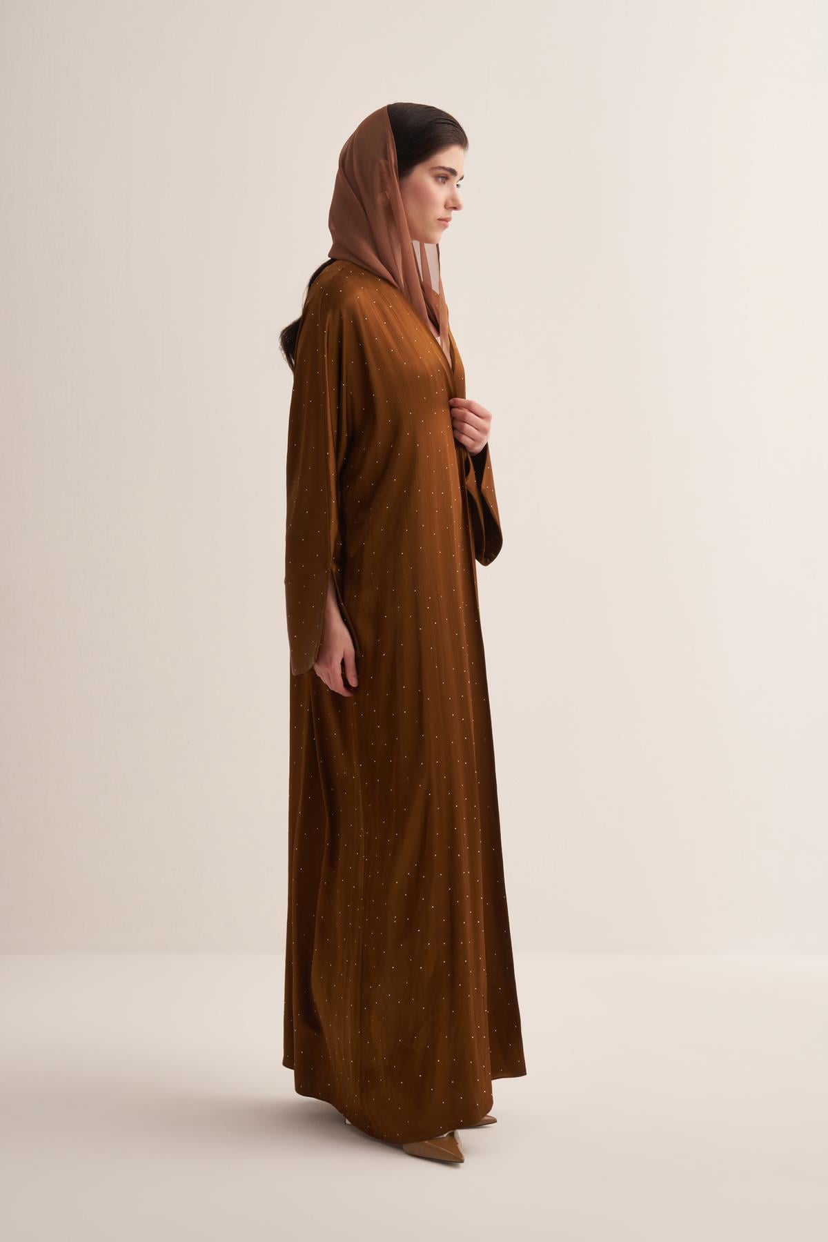 STYLISH ABAYA GOLDEN COLOR