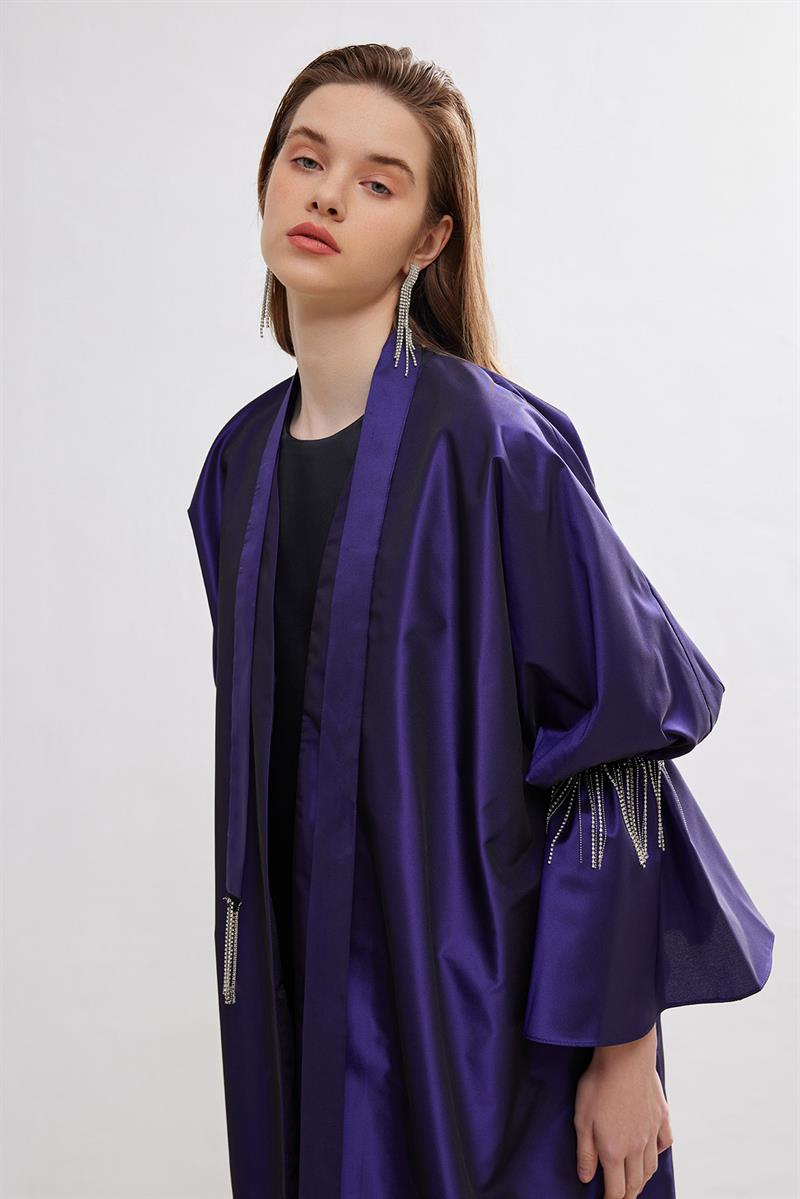 Taffeta Abaya - LAVENDER