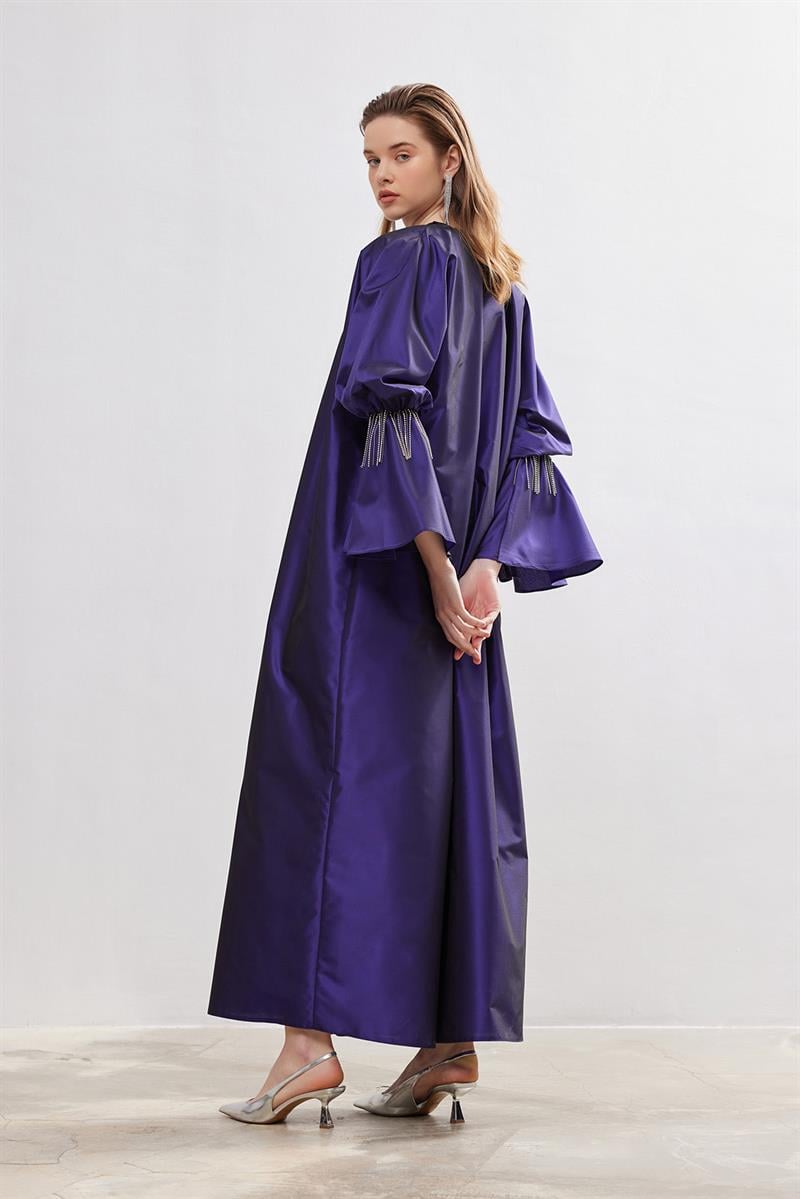 Taffeta Abaya - LAVENDER