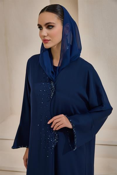 AMARA ABAYA SET NAVY BLUE