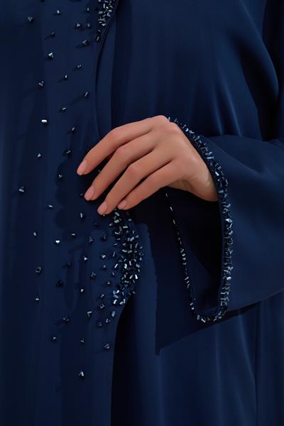 AMARA ABAYA SET NAVY BLUE