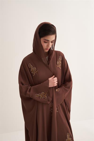 BAHAR ABAYA & SCARF BROWN