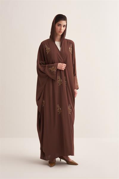 BAHAR ABAYA & SCARF BROWN