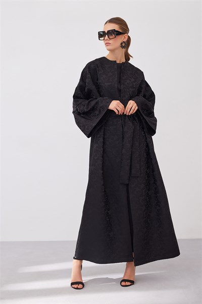 Black Brokar Abaya