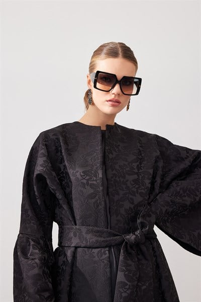 Black Brokar Abaya