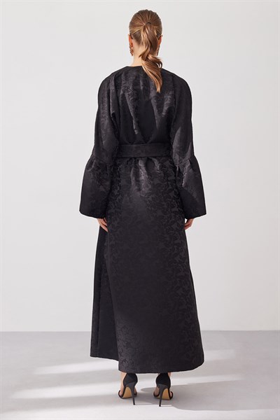 Black Brokar Abaya