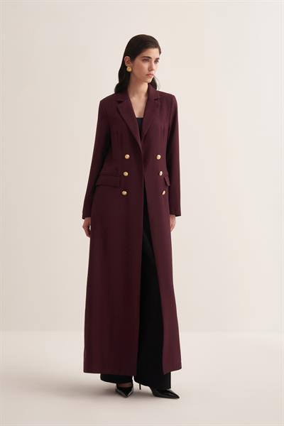 BLAZER ABAYA BURGUNDY