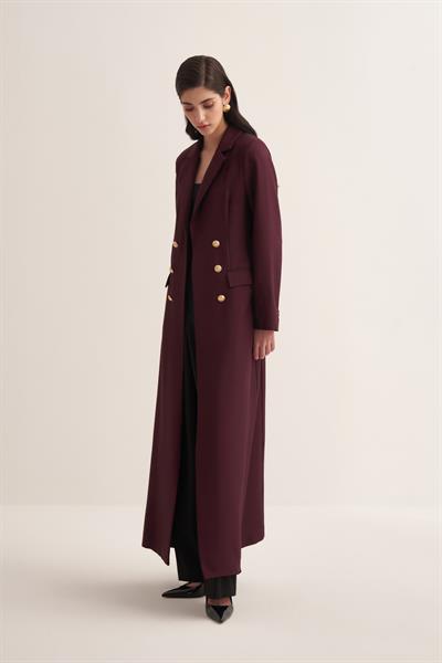 BLAZER ABAYA BURGUNDY